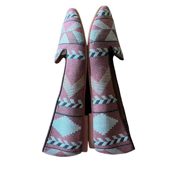 Maison Scotch Kilim Style Slip On Loafers Size 8 - Picture 6 of 7